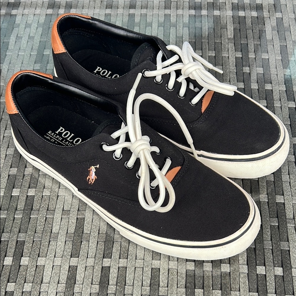 Polo by Ralph Lauren Men’s Size 8D Black Skate Shoes